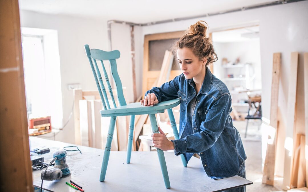 Small business of a young woman.